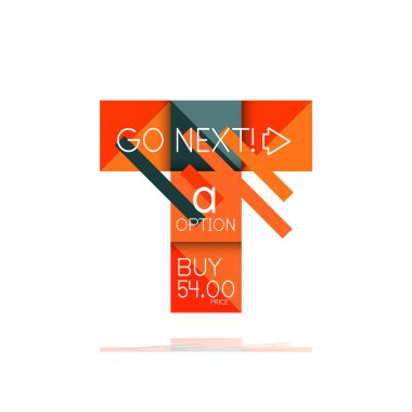 Kare seçeneğinin Infographic afiş. Bilgi ve veri görselleştirme, geometrik tasarım