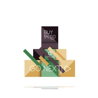 Kare seçeneğinin Infographic afiş. Bilgi ve veri görselleştirme, geometrik tasarım