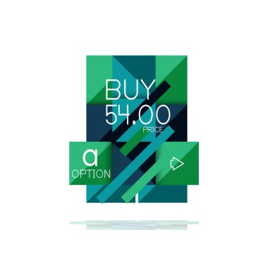 Kare seçeneğinin Infographic afiş. Bilgi ve veri görselleştirme, geometrik tasarım