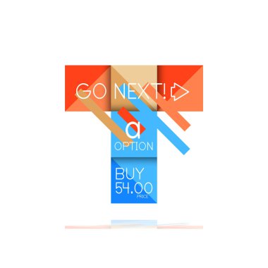 Kare seçeneğinin Infographic afiş. Bilgi ve veri görselleştirme, geometrik tasarım