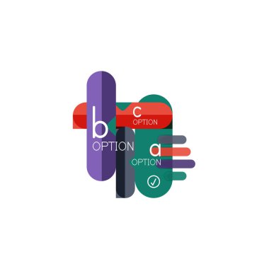 Özet satırları geometrik Infographic layoutabstract satırları geometrik Infographic düzeni, veri görselleştirme tasarım, seçeneği adım adım programı, web kutusu