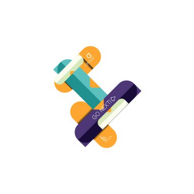 Özet satırları geometrik Infographic layoutabstract satırları geometrik Infographic düzeni, veri görselleştirme tasarım, seçeneği adım adım programı, web kutusu. Vektör çizim üzerinde beyaz izole