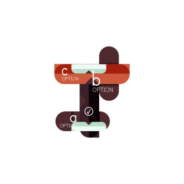 Özet satırları geometrik Infographic layoutabstract satırları geometrik Infographic düzeni, veri görselleştirme tasarım, seçeneği adım adım programı, web kutusu