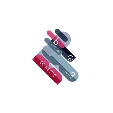 Özet satırları geometrik Infographic layoutabstract satırları geometrik Infographic düzeni, veri görselleştirme tasarım, seçeneği adım adım programı, web kutusu