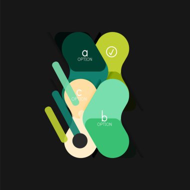 Düz tasarım geometrik infographics, ok şekli vektör etiket veya etiket, Fiyat etiketleri, promosyon rozet, simgesi tasarım, kağıt tarzı düzeni verileri grafik görselleştirme adım adım süreci için için teklif