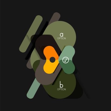 Düz tasarım geometrik infographics, ok şekli vektör etiket veya etiket, Fiyat etiketleri, promosyon rozet, simgesi tasarım, kağıt tarzı düzeni verileri grafik görselleştirme adım adım süreci için için teklif