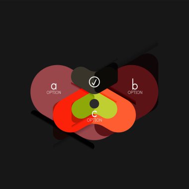 Düz tasarım geometrik infographics, ok şekli vektör etiket veya etiket, Fiyat etiketleri, promosyon rozet, simgesi tasarım, kağıt tarzı düzeni verileri grafik görselleştirme adım adım süreci için için teklif