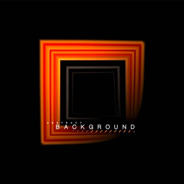 Sıvı çok renkli çizgilerle oluşturulan geometrik şekiller