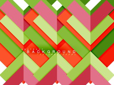 Çok renkli soyut geometrik şekiller, geometri arka plan web afiş için