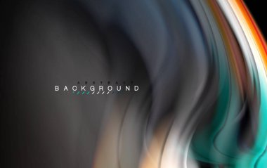 Sıvı sıvı renkler tasarım, renkli mermer veya plastik dalgalı doku arka plan, siyah, iş veya teknoloji sunu veya web broşür için parlak renkli öğeleri kapak tasarımı, duvar kağıdı