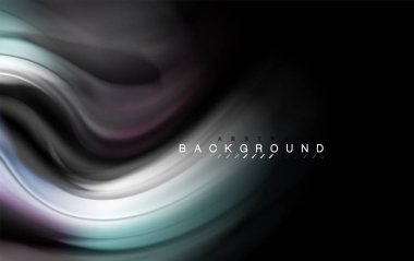 Sıvı sıvı renkler tasarım, renkli mermer veya plastik dalgalı doku arka plan, siyah, iş veya teknoloji sunu veya web broşür için parlak renkli öğeleri kapak tasarımı, duvar kağıdı