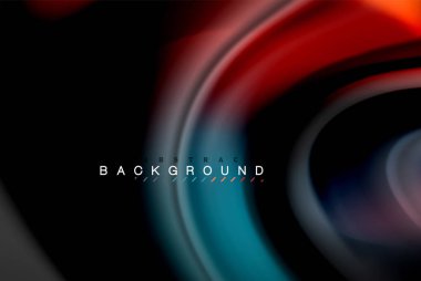 Sıvı sıvı renkler tasarım, renkli mermer veya plastik dalgalı doku arka plan, siyah, iş veya teknoloji sunu veya web broşür için parlak renkli öğeleri kapak tasarımı, duvar kağıdı