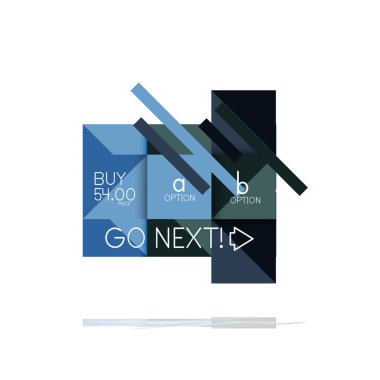 Kare seçeneğinin Infographic afiş. Bilgi ve veri görselleştirme, geometrik tasarım