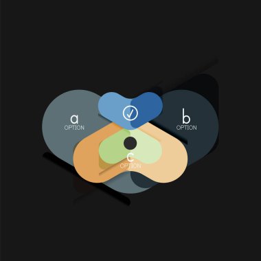 Düz tasarım geometrik infographics, ok şekli vektör etiket veya etiket, Fiyat etiketleri, promosyon rozet, simgesi tasarım, kağıt tarzı düzeni verileri grafik görselleştirme adım adım süreci için için teklif