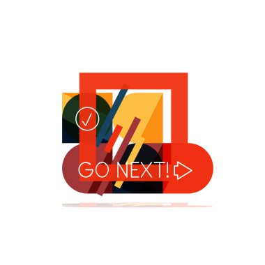 En az daire temiz soyut seçeneği adım Infographic tasarım öğesi, geometrik şekiller - Tur kareler, daireler ve satırları düzeni ile örnek metin