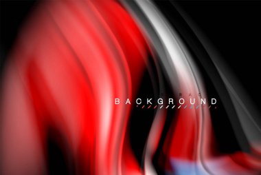 Sıvı sıvı renkler tasarım, renkli mermer veya plastik dalgalı doku arka plan, siyah, iş veya teknoloji sunu veya web broşür için parlak renkli öğeleri kapak tasarımı, duvar kağıdı