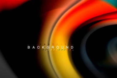 Sıvı sıvı renkler tasarım, renkli mermer veya plastik dalgalı doku arka plan, siyah, iş veya teknoloji sunu veya web broşür için parlak renkli öğeleri kapak tasarımı, duvar kağıdı