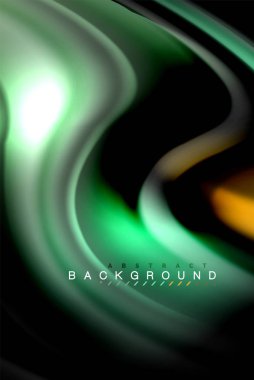 Sıvı sıvı renkler tasarım, renkli mermer veya plastik dalgalı doku arka plan, siyah, iş veya teknoloji sunu veya web broşür için parlak renkli öğeleri kapak tasarımı, duvar kağıdı