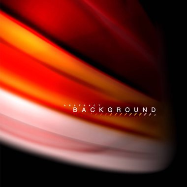 Sıvı karıştırma renkler dalga arka plan tasarlamak vektör. Renkli örgü dalgalar