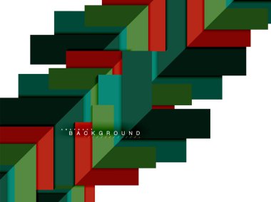 Çok renkli soyut geometrik şekiller, geometri arka plan web afiş için