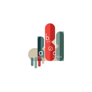 Özet satırları geometrik Infographic layoutabstract satırları geometrik Infographic düzeni, veri görselleştirme tasarım, seçeneği adım adım programı, web kutusu