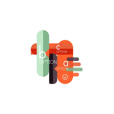 Özet satırları geometrik Infographic layoutabstract satırları geometrik Infographic düzeni, veri görselleştirme tasarım, seçeneği adım adım programı, web kutusu