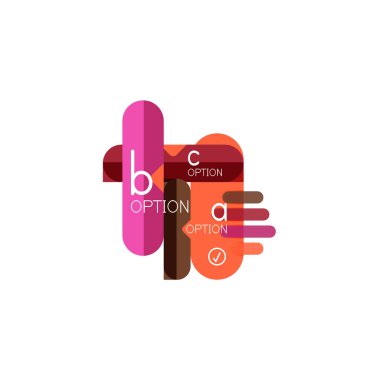 Özet satırları geometrik Infographic layoutabstract satırları geometrik Infographic düzeni, veri görselleştirme tasarım, seçeneği adım adım programı, web kutusu