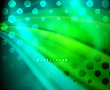 Neon holografik sıvı renkli dalga web, duvar kağıdı, desen, doku ve arka plan için