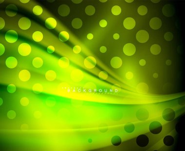 Neon holografik sıvı renkli dalga web, duvar kağıdı, desen, doku ve arka plan için