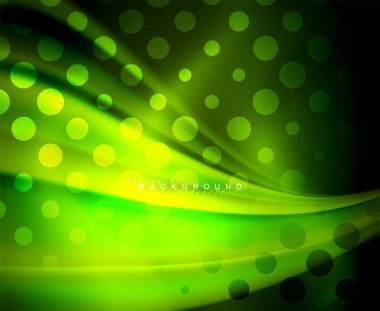 Neon holografik sıvı renkli dalga web, duvar kağıdı, desen, doku ve arka plan için