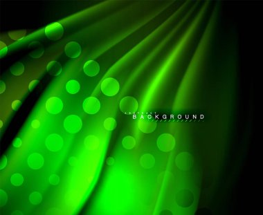 Neon holografik sıvı renkli dalga web, duvar kağıdı, desen, doku ve arka plan için