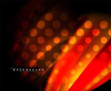 Neon holografik sıvı renkli dalga web, duvar kağıdı, desen, doku ve arka plan için