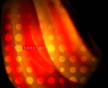 Neon holografik sıvı renkli dalga web, duvar kağıdı, desen, doku ve arka plan için