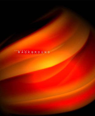 Neon holografik sıvı renkli dalga web, duvar kağıdı, desen, doku ve arka plan için