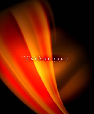 Neon holografik sıvı renkli dalga web, duvar kağıdı, desen, doku ve arka plan için