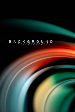 Sıvı sıvı renkler tasarım, renkli mermer veya plastik dalgalı doku arka plan, siyah, iş veya teknoloji sunu veya web broşür için parlak renkli öğeleri kapak tasarımı, duvar kağıdı