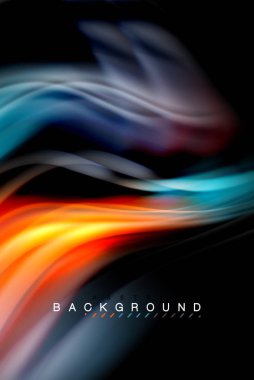 Sıvı sıvı renkler tasarım, renkli mermer veya plastik dalgalı doku arka plan, siyah, iş veya teknoloji sunu veya web broşür için parlak renkli öğeleri kapak tasarımı, duvar kağıdı