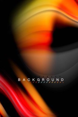 Sıvı sıvı renkler tasarım, renkli mermer veya plastik dalgalı doku arka plan, siyah, iş veya teknoloji sunu veya web broşür için parlak renkli öğeleri kapak tasarımı, duvar kağıdı