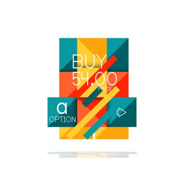 Kare seçeneğinin Infographic afiş. Bilgi ve veri görselleştirme, geometrik tasarım