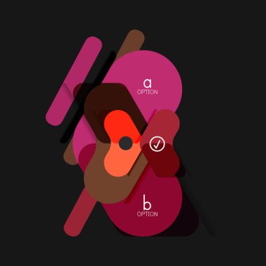 Düz tasarım geometrik infographics, ok şekli vektör etiket veya etiket, Fiyat etiketleri, promosyon rozet, simgesi tasarım, kağıt tarzı düzeni verileri grafik görselleştirme adım adım süreci için için teklif