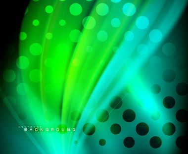 Neon holografik sıvı renkli dalga web, duvar kağıdı, desen, doku ve arka plan için