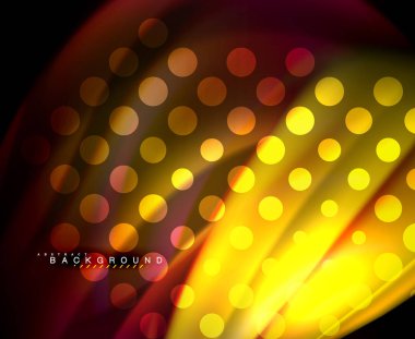 Neon holografik sıvı renkli dalga web, duvar kağıdı, desen, doku ve arka plan için