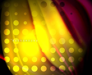 Neon holografik sıvı renkli dalga web, duvar kağıdı, desen, doku ve arka plan için