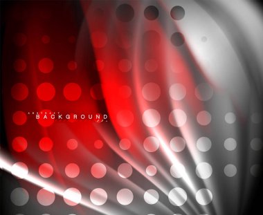 Neon holografik sıvı renkli dalga web, duvar kağıdı, desen, doku ve arka plan için