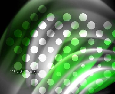 Neon holografik sıvı renkli dalga web, duvar kağıdı, desen, doku ve arka plan için