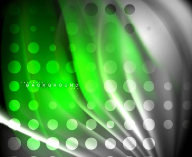 Neon holografik sıvı renkli dalga web, duvar kağıdı, desen, doku ve arka plan için