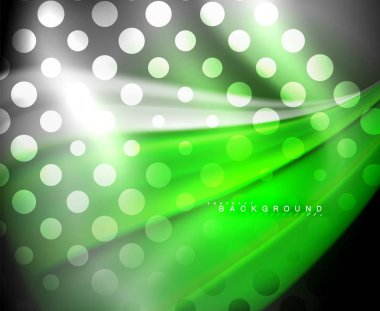 Neon holografik sıvı renkli dalga web, duvar kağıdı, desen, doku ve arka plan için