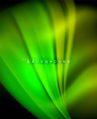 Neon holografik sıvı renkli dalga web, duvar kağıdı, desen, doku ve arka plan için