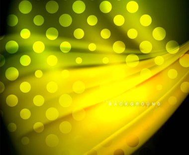 Neon holografik sıvı renkli dalga web, duvar kağıdı, desen, doku ve arka plan için