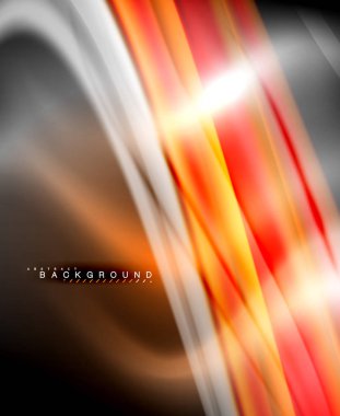 Neon holografik sıvı renkli dalga web, duvar kağıdı, desen, doku ve arka plan için